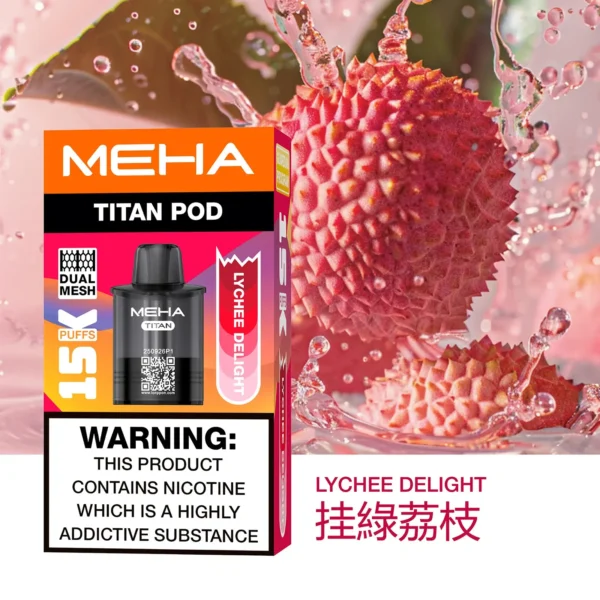 超值特惠【買3贈主機】MEHA TITAN 泰坦專用煙彈 |  口感細膩穩定輸出順暢擊喉感均衡 高還原風味持久耐用人氣款首選