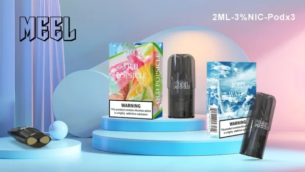 MEEL 通用一代煙彈 清爽穩定口感款 高適配電子煙彈油替換裝持久順滑霧化