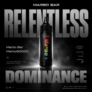 Marbo Bar 9000口 拋棄式電子煙 | 泰國人氣高口數設計 長續航濃霧輸出順滑口感隨身款