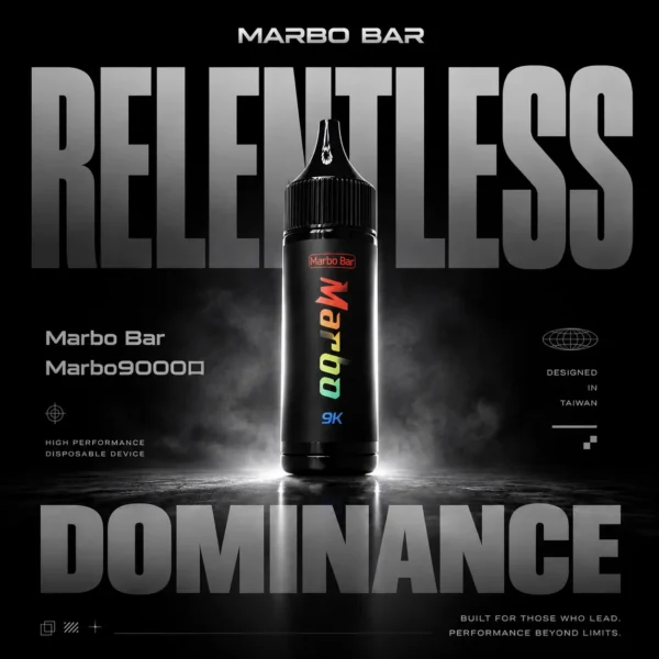 Marbo Bar 9000口 拋棄式電子煙 | 泰國人氣高口數設計 長續航濃霧輸出順滑口感隨身款