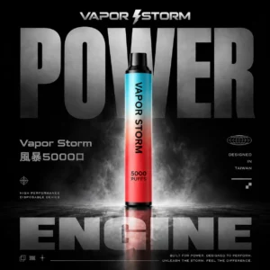 VAPOR STORM 風暴5000口 拋棄式霧化裝置|跨越萬次吸吮的品質保證 霧感乾淨俐落擊喉順暢體驗