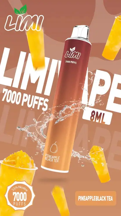 LIMI 7000口拋棄式|化繁為簡的工藝結晶清透綿長的入喉享受 高濃度果香冰感層次
