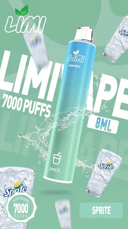LIMI 7000口拋棄式|化繁為簡的工藝結晶清透綿長的入喉享受 高濃度果香冰感層次