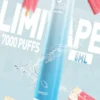 LIMI 7000口拋棄式|化繁為簡的工藝結晶清透綿長的入喉享受 高濃度果香冰感層次