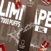 LIMI 7000口拋棄式|化繁為簡的工藝結晶清透綿長的入喉享受 高濃度果香冰感層次