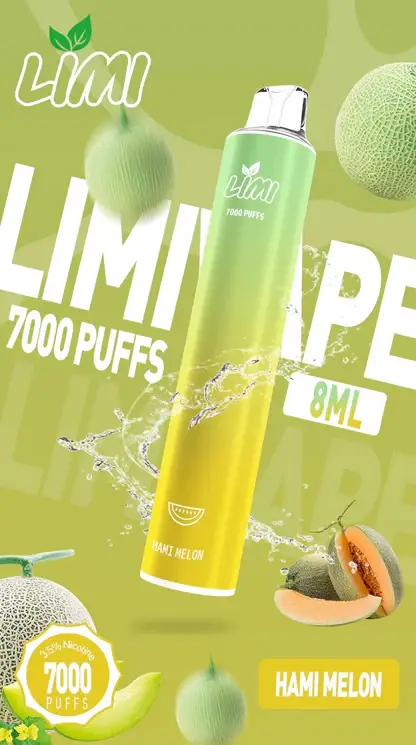 LIMI 7000口拋棄式|化繁為簡的工藝結晶清透綿長的入喉享受 高濃度果香冰感層次