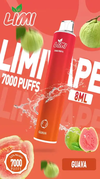 LIMI 7000口拋棄式|化繁為簡的工藝結晶清透綿長的入喉享受 高濃度果香冰感層次