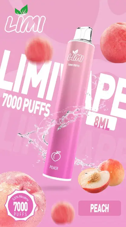 LIMI 7000口拋棄式|化繁為簡的工藝結晶清透綿長的入喉享受 高濃度果香冰感層次